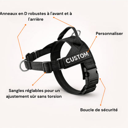 Harnais anti-traction Medalya pour chien